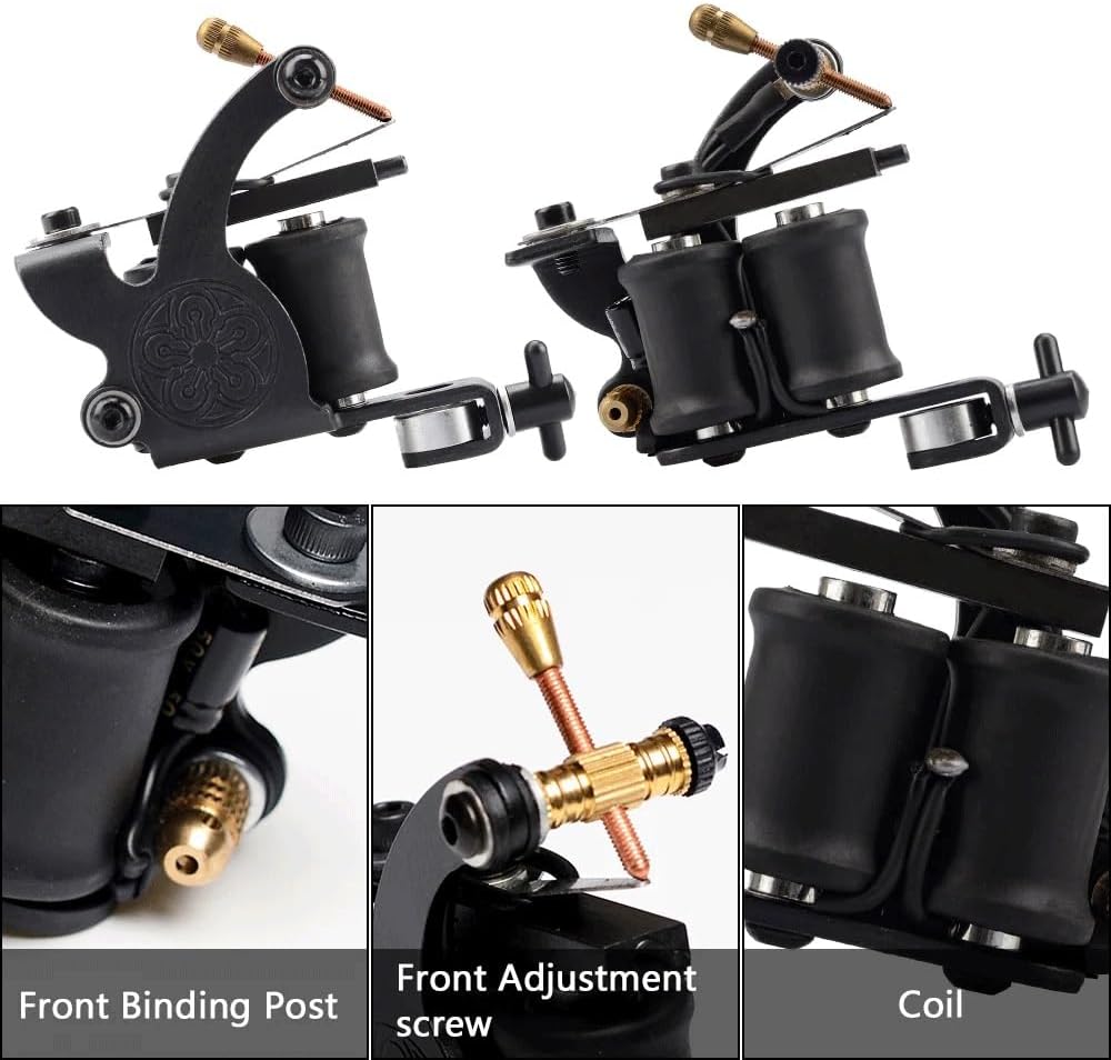 dqfart ワイヤレスタトゥーマシン本体 インクセット Beginner With